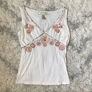 Jeweled & Sequins Tank Top
